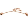 Bracelet à maillons en cuir marron