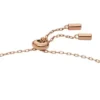 Bracelet à maillons Merrit Classic en acier inoxydable doré à l&rsquo;or rose et nacre
