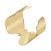 Bracelet manchette en acier inoxydable doré de la collection Butterfly Bracelet manchette en acier inoxydable doré de la collection Butterfly