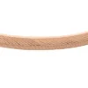 Bracelet manchette Harlow en acier inoxydable doré à la texture linéaire