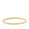Bracelet manchette Sadie Shine Bright en acier inoxydable doré