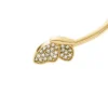 Bracelet manchette Sutton Pavé Butterfly en acier inoxydable doré Bracelet manchette Sutton Pavé Butterfly en acier inoxydable doré