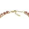 Bracelet multi-rangs en rhodochrosite rose empilable Bracelet multi-rangs en rhodochrosite rose empilable