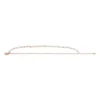 Bracelet à perles avec chaîne en quartz rose Bracelet à perles avec chaîne en quartz rose