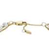 Bracelet à perles en chaîne en howlite empilées Bracelet à perles en chaîne en howlite empilées