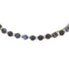 Bracelet à perles en lapis-lazuli reconstitué bleu empilé Bracelet à perles en lapis-lazuli reconstitué bleu empilé