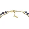 Bracelet à perles en lapis-lazuli reconstitué bleu empilé Bracelet à perles en lapis-lazuli reconstitué bleu empilé