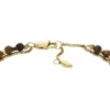 Bracelet à plusieurs rangs en œil-de-tigre brun Bracelet à plusieurs rangs en œil-de-tigre brun