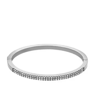 Bracelet rigide Ellis Pavé Glitz en acier inoxydable
