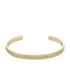 Bracelet rigide en acier inoxydable doré Harlow Linear Texture Bracelet rigide en acier inoxydable doré Harlow Linear Texture