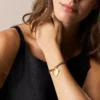 Bracelet Sutton en acier inoxydable doré avec cœur Bracelet Sutton en acier inoxydable doré avec cœur