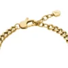 Bracelet Sutton en acier inoxydable doré avec cœur Bracelet Sutton en acier inoxydable doré avec cœur