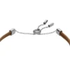 Bracelet Sutton Glitz Heart en cuir marron Bracelet Sutton Glitz Heart en cuir marron