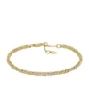 Bracelet tennis Ellis Pavé Glitz en laiton doré