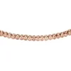 Bracelet tennis en laiton doré à l’or rose Ellis Pavé Glitz Bracelet tennis en laiton doré à l’or rose Ellis Pavé Glitz