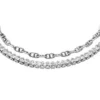Bracelet tennis Heritage D-Link en laiton argenté Bracelet tennis Heritage D-Link en laiton argenté