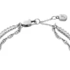 Bracelet tennis Heritage D-Link en laiton argenté Bracelet tennis Heritage D-Link en laiton argenté