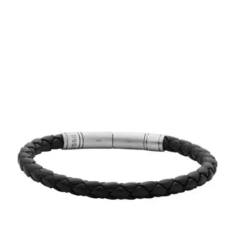 Bracelet Townsman Vintage Casual en cuir tressé marron Bracelet Townsman Vintage Casual en cuir tressé marron