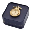 Broche-montre Scarlette à trois aiguilles en acier inoxydable doré