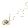 Collection Harlow Locket Collier pendentif en acier inoxydable doré Collection Harlow Locket Collier pendentif en acier inoxydable doré