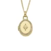 Collection Sadie Locket Collier pendentif en acier inoxydable doré Collection Sadie Locket Collier pendentif en acier inoxydable doré