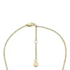 Collection Sadie Locket Collier pendentif en acier inoxydable doré Collection Sadie Locket Collier pendentif en acier inoxydable doré