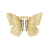 Collection Sutton Butterfly Bague centrale en acier inoxydable doré Collection Sutton Butterfly Bague centrale en acier inoxydable doré