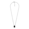 Collier avec pendentif en agate noire Carraway All Stacked Up