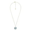 Collier Cancer Sutton Zodiac en acier inoxydable doré avec pendentif en nacre noire Collier Cancer Sutton Zodiac en acier inoxydable doré avec pendentif en nacre noire
