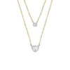 Collier à chaîne en acier inoxydable bicolore Sutton Tokens Of Affection Collier à chaîne en acier inoxydable bicolore Sutton Tokens Of Affection