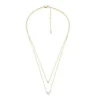 Collier à chaîne en acier inoxydable bicolore Sutton Tokens Of Affection Collier à chaîne en acier inoxydable bicolore Sutton Tokens Of Affection