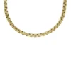 Collier à chaîne en acier inoxydable doré Ellis Core Chains Collier à chaîne en acier inoxydable doré Ellis Core Chains