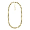 Collier à chaîne en acier inoxydable doré Ellis Core Chains Collier à chaîne en acier inoxydable doré Ellis Core Chains