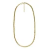 Collier à chaîne en acier inoxydable doré Ellis Core Chains Collier à chaîne en acier inoxydable doré Ellis Core Chains