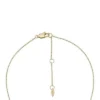 Collier à chaîne en acier inoxydable doré Ellis Glitz Disc Collier à chaîne en acier inoxydable doré Ellis Glitz Disc