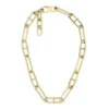 Collier chaîne en acier inoxydable doré Heritage D-Link Collier chaîne en acier inoxydable doré Heritage D-Link