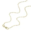Collier chaîne en acier inoxydable doré Heritage D-Link Collier chaîne en acier inoxydable doré Heritage D-Link