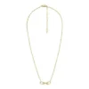 Collier chaîne en acier inoxydable doré Heritage D-Link Collier chaîne en acier inoxydable doré Heritage D-Link