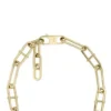 Collier chaîne en acier inoxydable doré Heritage D-Link Collier chaîne en acier inoxydable doré Heritage D-Link