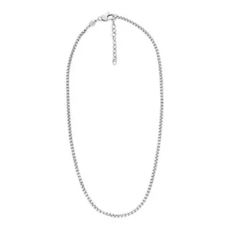 Collier à chaîne en acier inoxydable Ellis Core Chains