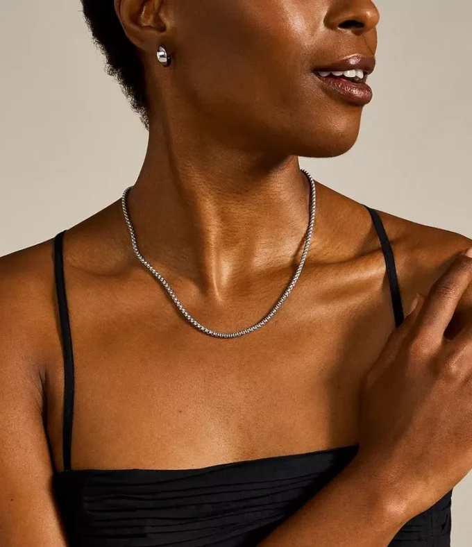 Collier à chaîne en acier inoxydable Ellis Core Chains Collier à chaîne en acier inoxydable Ellis Core Chains