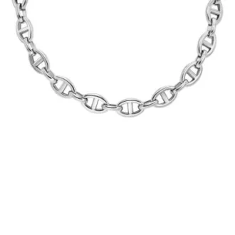 Collier chaîne en acier inoxydable Heritage D-Link