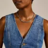 Collier chaîne en acier inoxydable Heritage D-Link Collier chaîne en acier inoxydable Heritage D-Link