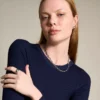 Collier chaîne en acier inoxydable Heritage D-Link Collier chaîne en acier inoxydable Heritage D-Link