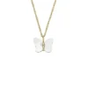 Collier à chaîne Sutton Radiant Wings avec papillon en nacre blanche Collier à chaîne Sutton Radiant Wings avec papillon en nacre blanche