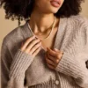 Collier double Heritage Pearl D-Link en perles d’eau douce blanches Collier double Heritage Pearl D-Link en perles d’eau douce blanches
