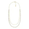 Collier double Heritage Pearl D-Link en perles d’eau douce blanches Collier double Heritage Pearl D-Link en perles d’eau douce blanches
