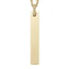 Collier Drew en acier inoxydable doré