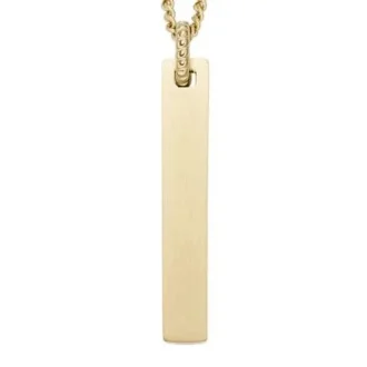 Collier Drew en acier inoxydable doré