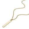Collier Drew en acier inoxydable doré